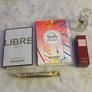 Yves Saint Laurent, Hermes, Cartier, Juicy, Bond Eau de Parfum Samples